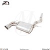 2x83mm Meisterschaft Stainless - Super GT Racing Exhaust for BMW F30 320i/xi & 328i/xi Models